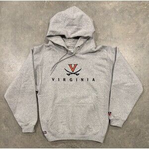 VTG 90s Y2K Mincer's USA Virginia Cavaliers Reverse Weave Hoodie Adult Small